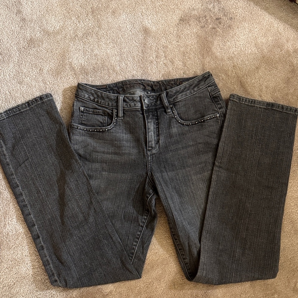 Jag Jeans Women's Straight Leg in Charcoal